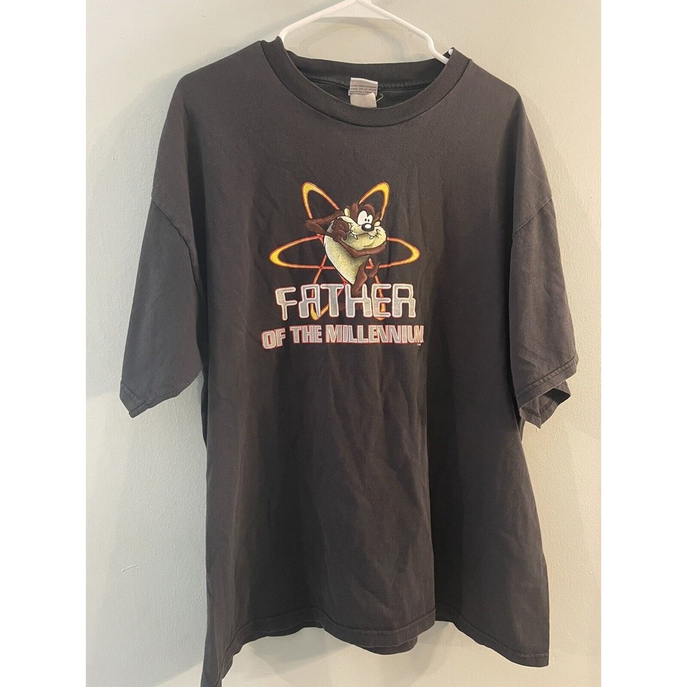 Vintage Tazmanian Devil Men's T-Shirt Father of the Millenium -2XL